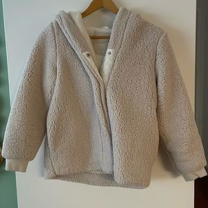 Fleece Spring jacket with fuzzy lining